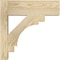 Ekena Millwork Merced Block Rough Sawn Outlooker, Douglas Fir, 6"W x 16"D x 16"H OUT06X16X16MRC05RDF - alternate 2